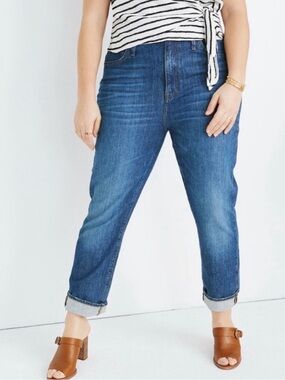 Madewell The High-Rise Slim Boy Jeans Size 33 Tall
